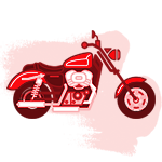 red motorcycle